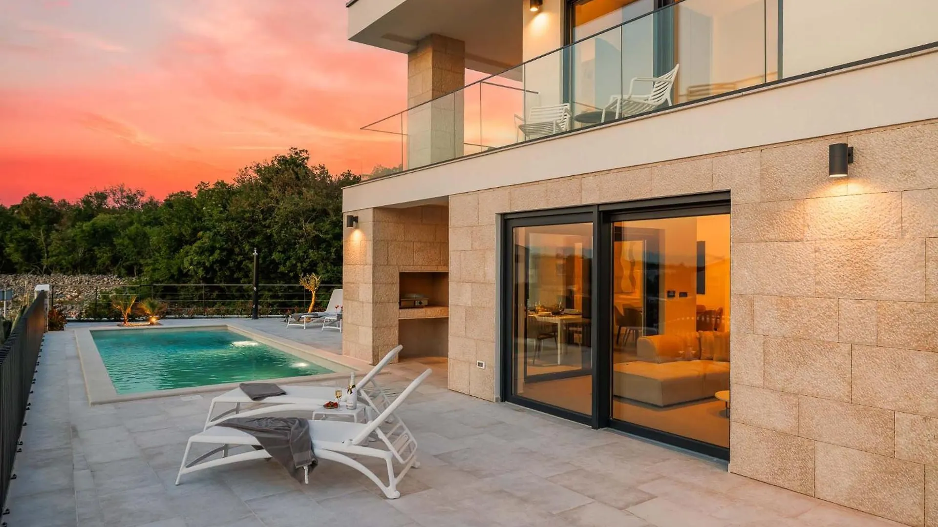 Villa Amaris In Malinska With Sea View, Krk Croatia